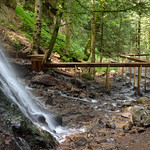 Le Voile de la Mari&eacute;e, cascade du Rossignolet, massif du Sancy