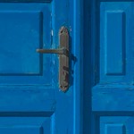 ... blue door ...