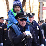 On Dad's Shoulders NYC Saint Patrick's Day Parade