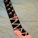 Angelic Pretty Powder Rose OTK socks