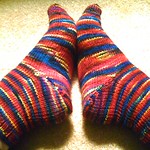 Jitterbug socks done! SOOOO COMFY!