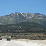 Slide Mountain and Mt. Rose Ski Resort from Interstate 580, Reno, Nevada