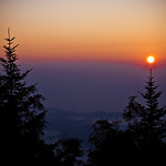 Sunrise at Mount Mitchell