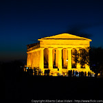 Agrigento Valley of the temples at night 2