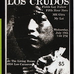 Los Crudos punk hardcore flyer