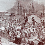 *"Arrive de Kossuth Lajos (Louis Kossuth) a Southampton en 1851".