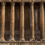 Temple of Bacchus in the archaeological site, Beqaa Governorate, Baalbek, Lebanon