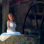 The young woman in the mill