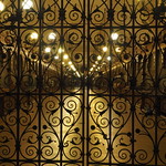 krakow cloth hall at night (gate)