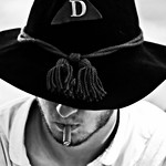 Union Civil War Reenactor in Camp