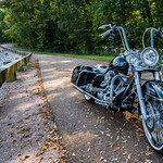 Harley Davidson Motorcycle at Shiloh TN on Riverdrive