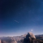 Watched the Perseid meteor shower from Glacier Point in Yosemite this weekend [OC][2734x4096]