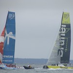 Volvo Oc&eacute;an Race, dans le port de Saint-Malo