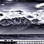 Olympics Over Puget Sound