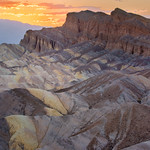 Sunset from Zabriskie Point, Death Valley