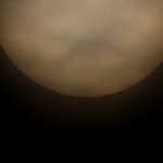 ISS transit of the sun.