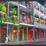 New Orleans Louisiana - French Quarters ~ Balconies ~ Flower Planters