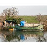 The River Dwellers, River Lea, East London, England.