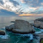 Shark Fin Cove Sunset