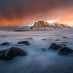 March sunrise, Utakleiv