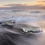 Slow motion - Jokulsarlon ice beach