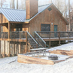 frosty wintery cabin 6 at Bear Creek Lake State Park