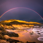 Malibu Rainbow Sunset Seascape! Great American West Landscapes by California Fine Art Landscape Photographer Elliot McGucken! Fine Art Landscape & Nature Photography
