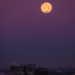 Super Moon Setting