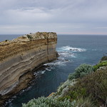 Facinating rock formation by erosion along the Notorious shipwreck coast