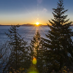 Sunset Over Orcas Island
