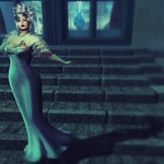 TD SILVER ICE Mesh Gown