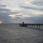Clevedon Pier & sunset
