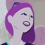 Purple star 🔮 #portrait #painting #lady #purple #contemporaryart #digitalart #illustration #character #figure #artlife #originalart