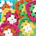 colourful granny squares
