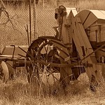 Old machinery at Melbourne's Living Museum of the West