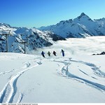 Variantenskifahrer in Warth-Schr&ouml;cken in Vorarlberg