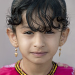 Bedouin girl in Ibra - Oman