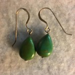 African Turquoise earrings. #osp #handmade #earrings #africanturquoise