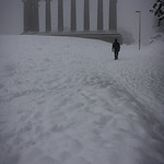 Calton Hill in the Snow