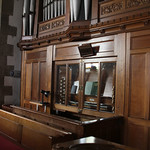 Hawes Parish Church, organ console