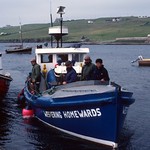 Foula ferry "Westering Homewards", Walls (1987)