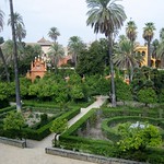 Seville alc&aacute;zar gardens