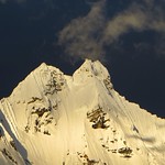 Jirishanca at sundown.