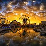 Golden Hour On Paradise Pier