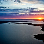 Sunrise over American River