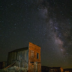 Milky Way over Bodie, California