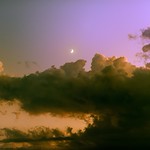 Moon Watching the Storm