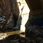 Rainbow Falls Manitou Springs Colorado, Graffiti Falls