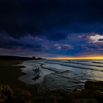 going to surf in a stormy weather - Hertzelia beach
