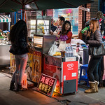 Street food sellers, London's Chinatown